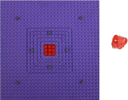 netclub Acupressure Foot Massager Magnet Pyramids Pain Relief Accupressure Mat Acupuncture 3 mm Accupressure Mat