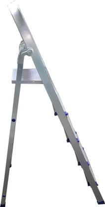 RAFFTAR 5 Step Aluminium Ladder(Anodized) Aluminium Ladder Aluminium, Steel, FRP Ladder