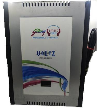 Godrej Voltage Stabilizer Air Conditioner 4KVA Working Rang 130-280V Digital Display (Grey, Metallic Finish) Voltage Stabilizer
