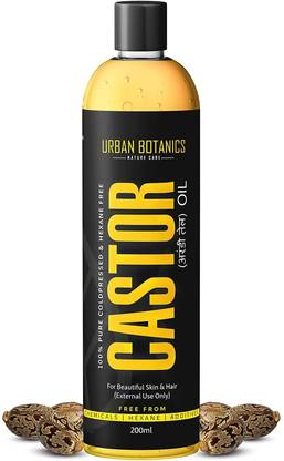 UrbanBotanics Cold Pressed Virgin Castor Oil For Skin & Hair Oil