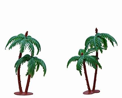 imtion ( Pack of 5 Pcs ) artificial mini coconut tree for project making use of school project work-Green Tree art and craft Decoration tree
