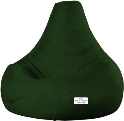 Rest n Sleep XL Tear Drop Bean Bag Cover  (Without Beans)