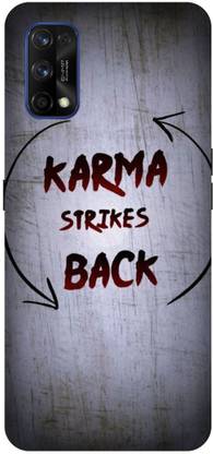UMPRINT Back Cover for Realme 7 Pro Karma Strikes Back Printed Back Cover