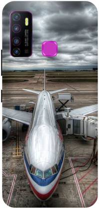 SAVETREE Back Cover for Infinix Hot 9,Infinix X655D Airplane Back Cover