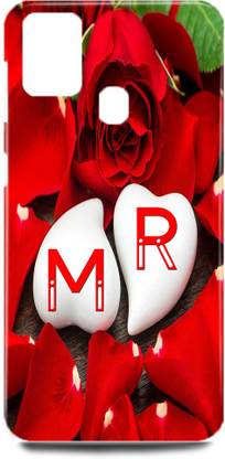 Ignite Back Cover for Samsung Galaxy M21,M Loves R Name,M Name, R Letter, Alphabet,M Love R NAME