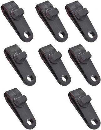GAZE Tent Clips, Plastic Awning Clamp Set Instant Clip Tent Accessories for Camping Nylon Cloth Clips
