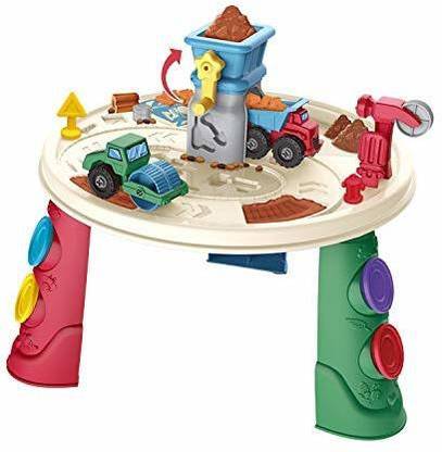 Smartcraft Engineering Play Dough Toy, Engineering Theme Play Dough Toy Table Play Clay Set, Kids Play Dough Table- Multicolor