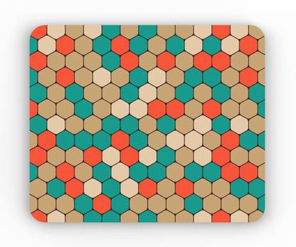Casemaker Honeycomb Printed Designer Non Slip Base Mousepad