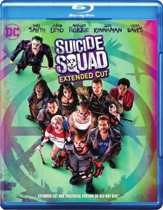 Suicide Squad Blu-ray + DVD Theatrical & Extended Cut