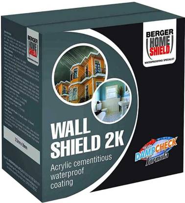 Berger Wall Shield 2K Cement Based Waterproofing Coating Latex Primer