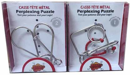 Shoppernation Kids Metal Puzzle With First Level Difficulty Brain Teasers