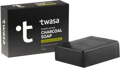 Twasa Himalayan Charcoal Soap Enriched With Kaolin Clay And Tea Tree Oil Refreshes Skin