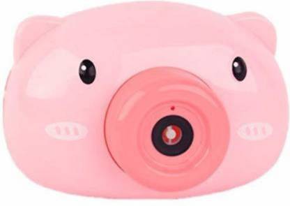 prisma collection Electric Music Bubble Cute Pig Bubble Camera Toy, Bubble Machine Toy for Kids, Bubble Maker Machine Camera Shape with Music and Light Toy Bubble Maker