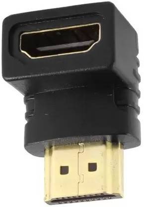 RRHR SALES  TV-out Cable TV-out Cable L SHAPE 90 DEGREE HDMI Male To HDMI Female Gold Plated Connector for PC HDTV Projector MONITOR Camera TV HDMI Adapter