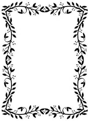 Darice Embossing Folder, Leafy Border, 4.25 X 5.75 Inches