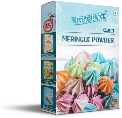 Bakerswhip - Eggless Instant Mix - Meringue Powders