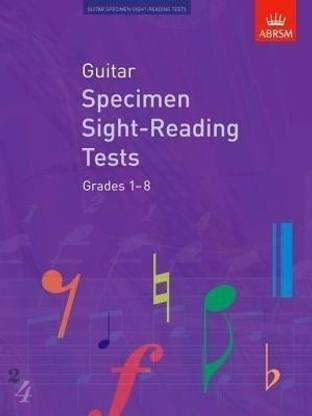 Guitar Specimen Sight-Reading Tests, Grades 1-8