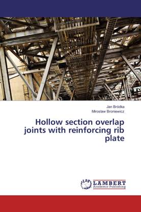 Hollow section overlap joints with reinforcing rib plate