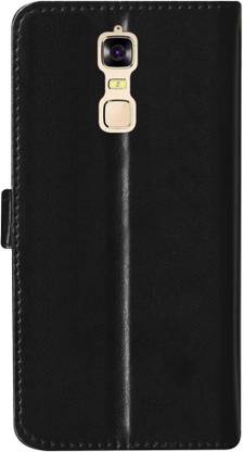 SBMS Flip Cover for Zte Blade A2 plus Dark Black Flip Cover