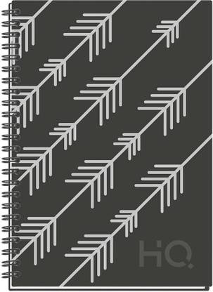 NAVNEET HQ CBNB Wiro Corporate Edge Book (A5 Size) - Foil A5 Diary Single Line 192 Pages
