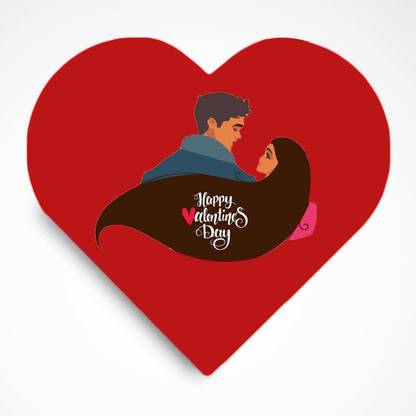 DI-KRAFT Couple photo happy valentine day print valentine day gift diary A6 Diary unruled 150 Pages