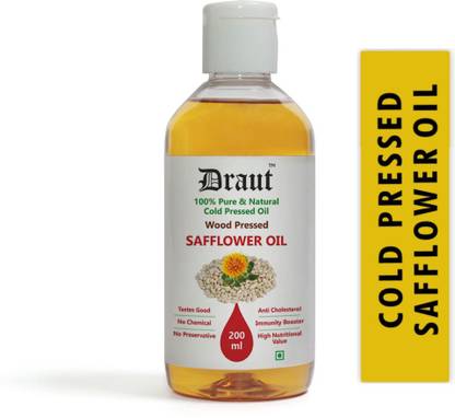 Draut Cold Pressed Safflower Oil 200ml Safflower Oil PET Bottle