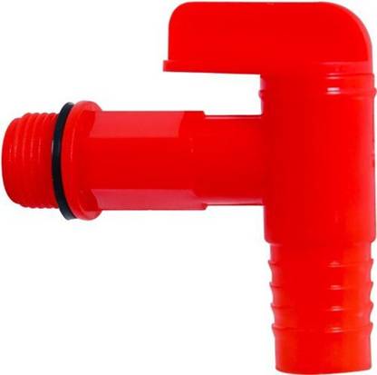 Durga Plastic Plastic Water Tap (Red) Bib Tap Faucet