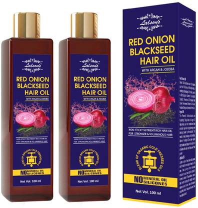 Lalson's Red Onion Black Seed Hair Growth Oil With Argan & Jojoba ( 100% Pure ) For Men & Women Hair Oil