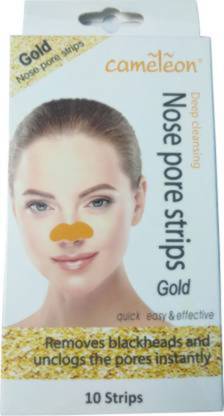 Cameleon gold hair rmovel nose strips Wax