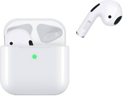 Widehaven wide haven Pro 5 Bluetooth Headset (White, True Wireless) Touch Sensor Bluetooth