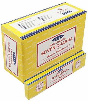 Satya Nag Champa Seven Chakra Agarbatti mogra