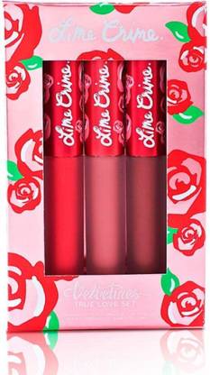 Lime Crime Velvetines True Love, Saint, Cupid Matte Liquid Lipstick