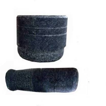 YC YUVI CREATIONS Tiny mortar pestle for children play / kolu free jar Stoneware Masher