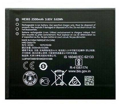 RJR Mobile Battery For  Nokia HE365 Nokia 1 Plus/1+