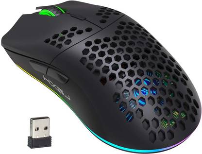 HXSJ T66 Ultralight Wireless RGB Wireless Ambidextrous Optical Gaming Mouse