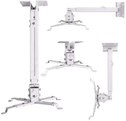 techut 1ft to 2ft Wall Mount/ Ceiling Mount (Iron) Projector Stand