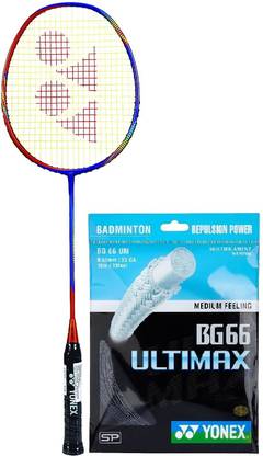 YONEX Astrox FB Strung Badminton Racquet-With BG 66 Ultimax String & 1Grip Badminton Kit