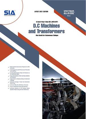 D.C. Machines And Transformers, B.Tech II-Year I-Sem (EEE) R19, JNTU-Anantapur, Latest 2021 Edition
