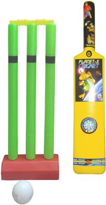 H.K TRADER Planet x 20-20 plastic cricket set for kids age 3-6 yrs Cricket Kit