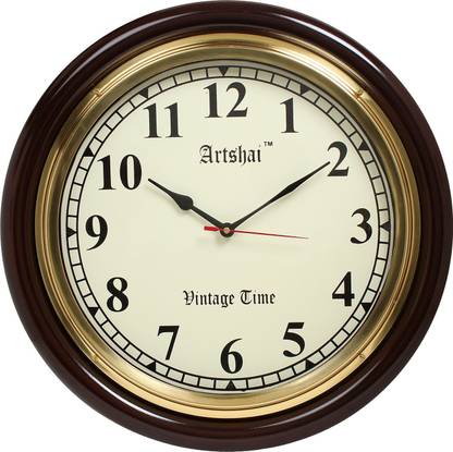 Artshai Analog 40 cm X 40 cm Wall Clock