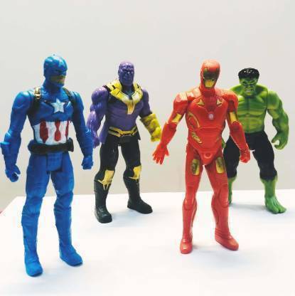 PIHU COLLECTION Action Figures Play Kids Toy Set of 5 (Multicolor)