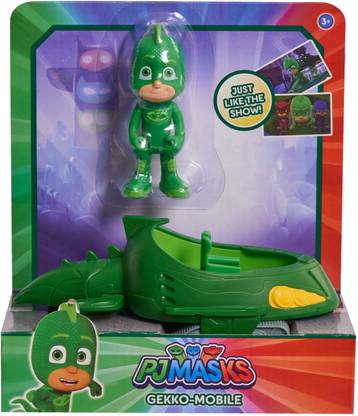 Pj Masks Car with Figure Set, Gekko