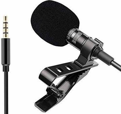 MU Collar Mic for Voice Recording for Compatible with All Smartphone iOS Microphone
