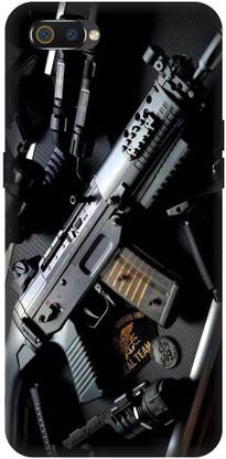 bigcraft Back Cover for Realme C2/ Gun Printed
