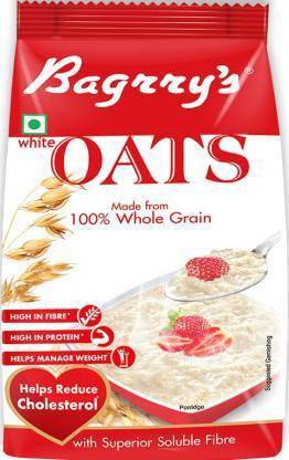 Bagrry's Oats, 500g Pack of 2 Pouch