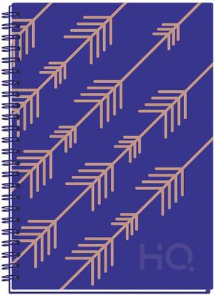 NAVNEET HQ Case Bount Corporate Edge Book (A5 Size) - Foil A5 Notebook Single Line 192 Pages