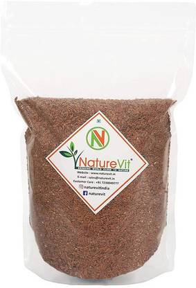 Nature Vit Roasted Flax Seeds for Eating, 1 kg [High Fibre & Antioxidant] Golden Flax Seeds