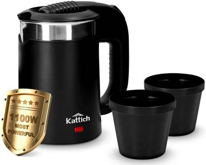 Kattich 1100W Double wall travel Multi Cooker Electric Kettle