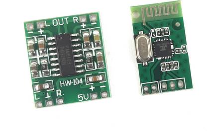 SME Combo Pack of PAM8403 3W+3W Amplifier board with 5V Bluetooth Audio Receiver Module Electronic Components Electronic Hobby Kit