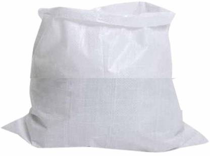 RAJCHEIF Empty HDPE Bag, Bora, BORI | KTTA for Packing of Products, Set of 10 Pieces (White, 30*33) Grow Bag